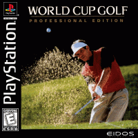 World Cup Golf Professional Edition Playstation US box art